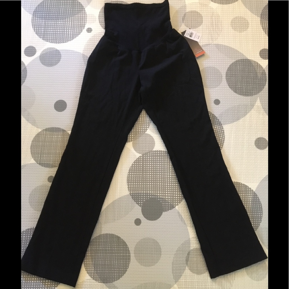 Black Maternity Work Pants